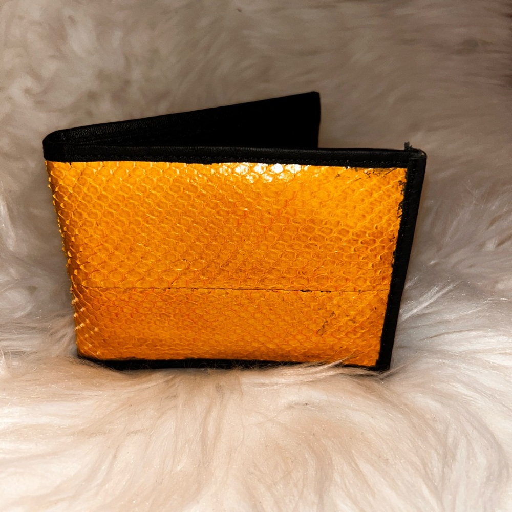Mens 100% leather wallets Carteras para hombre 100% piel exótica pitón